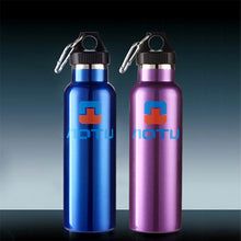 Load image into Gallery viewer, AT6646 Stainless Steel Vacuum Cup Portable Car Water Bottle Canteen Camping 600ml Bottle Durable Outdoor Water Cup