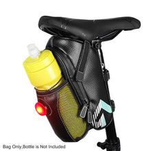 Load image into Gallery viewer, Outdoor Cycling Mountain Bike Back Seat Pouch Saddle Bags Waterproof Bicycle Bottle Bag With Tail Light 88 B2Cshop